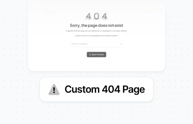 Create a Custom 404 Error Page