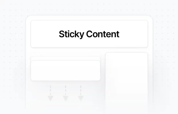 Make Content Sticky