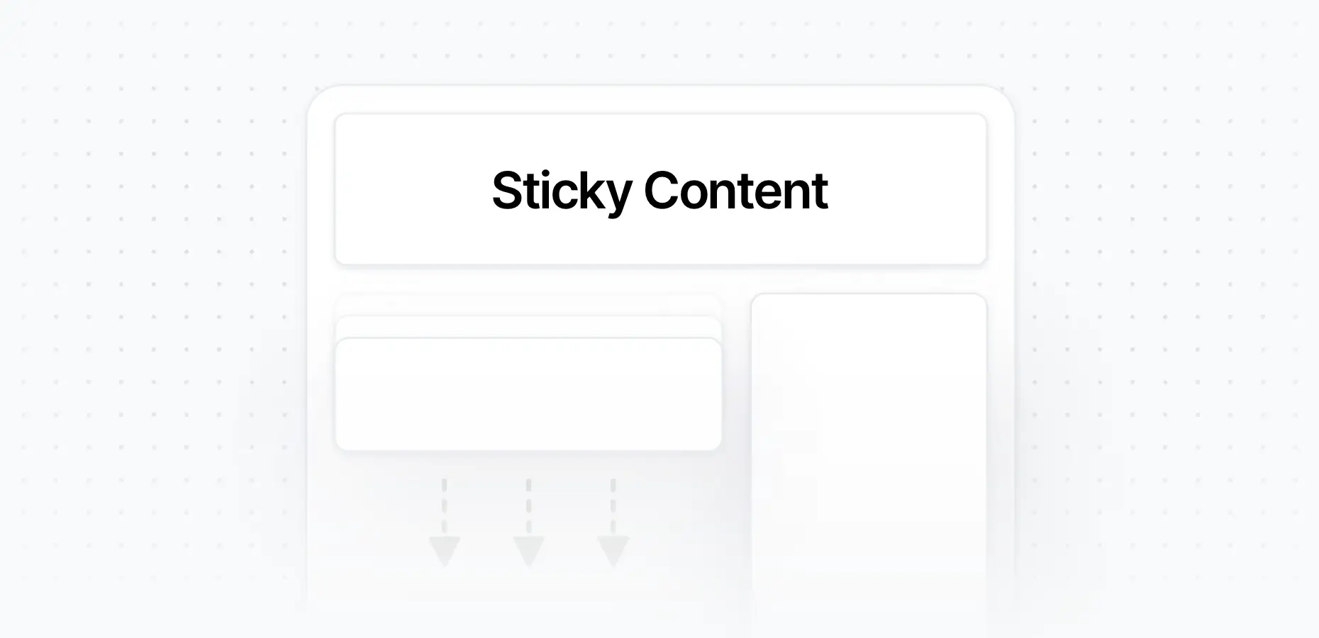 Make Content Sticky