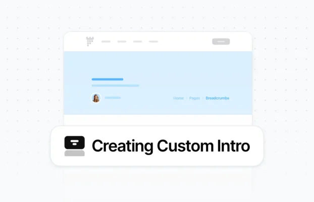 Creating Custom Intro